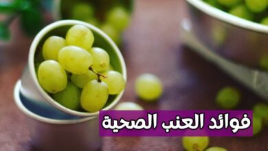 فوائد العنب الصحية