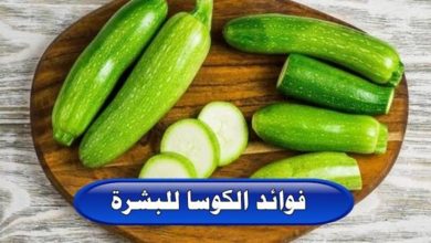 فوائد الكوسا للبشرة
