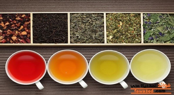 أنواع الشاي وفوائدها الصحية