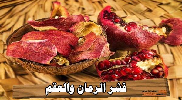 قشر الرمان والعقم