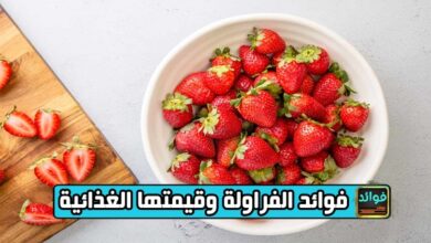 فوائد الفراولة وقيمتها الغذائية