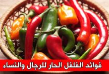 فوائد الفلفل الحار للرجال والنساء